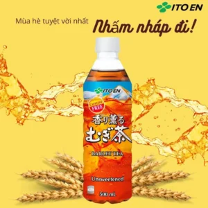 Trà lúa mạch ITOEN Mugicha không đường 500ml Dana Farm